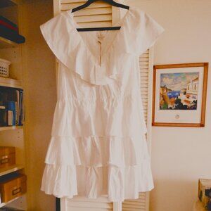 White, Cotton, breezy dress